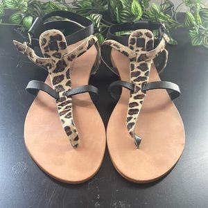 Zara Leopards Sandals